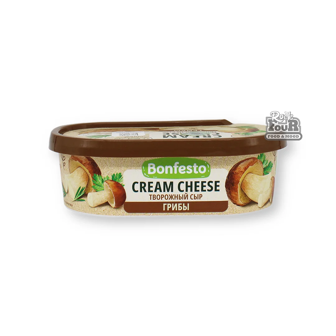 Cream cheese "Bonfesto Cream Cheese" mushrooms 65% 140g